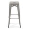 Atlas Commercial Products Titan Series Industrial Metal Bar Stool, Silver MBS9SLV - alternate 2